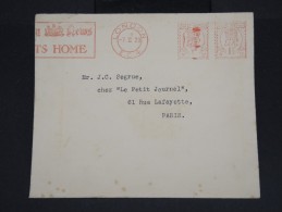 GRANDE-BRETAGNE - Enveloppe De Londres Pour Paris En 1929  - à Voir - Lot P7363 - Franking Machines (EMA)