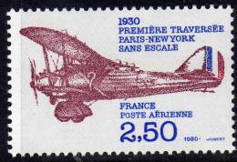 France P. A.  N° 53 XX Cinquantenaire De La 1ère Paris-New-York Par Costes Et Bellonte Très Bon Centage TB - 1960-.... Mint/hinged