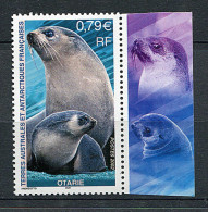 (cl. 8 - P20) TAAF ** Tbre Du Bloc N° 8 (1) (ref. Michel Au Dos) - Otarie - - Unused Stamps