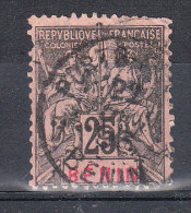 BENIN YT 40 Oblitéré PORTO NOVO  1896 - Used Stamps