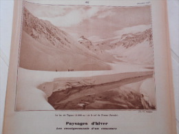 Article De Presse- Régionalisme - Lac De Tignes - église D'Ascou - Plaimpalais - Montgenèvre - Alpes -1936 - 6 Pages - - Historische Dokumente