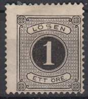 ZWEDEN - Michel - 1877/91 - Nr 1B - (*) - Portomarken