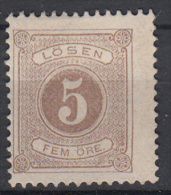 ZWEDEN - Michel - 1877/91 - Nr 3B - (*) - Portomarken
