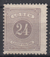 ZWEDEN - Michel - 1877/91 - Nr 7aB - (*) - Segnatasse