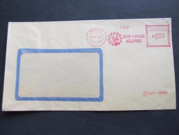 FRANKOTYPE Freistempel 1966 BILOVEC Koh I Noor // T5275 - Storia Postale