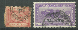 L'Egypte Oblitérérs, USED, SURCHARGE AMONG - 1866-1914 Khedivato De Egipto