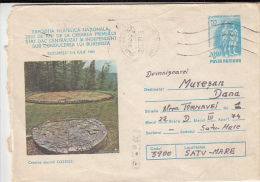 23223- ARCHAEOLOGY, COSTESTI DACIAN VILLAGE RUINS, COVER STATIONERY, 1981, ROMANIA - Archaeology