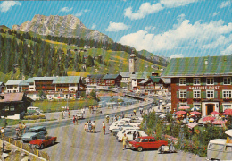 23283- LECH- TOWN PANORAMA, INN, CAT, MOUNTAINS - Lech