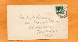Singapore Old Cover Mailed To USA - Singapour (...-1959)