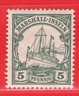 MiNr. 14 Xx  Deutschland Deutsche Kolonie Marshall-Insel - Marshall