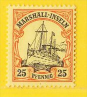 MiNr. 17 Xx  Deutschland Deutsche Kolonie Marshall-Insel - Marshall Islands
