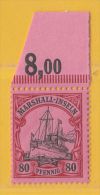 MiNr. 21 OR Xx  Deutschland Deutsche Kolonie Marshall-Insel - Marshall