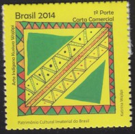 RO)2014 BRAZIL, CULTURAL HERITAGE, INDIAN ART KUSIWA WAJAPI, MNH - Neufs