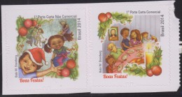 O) 2014 CHIRSTMAS, FAMILY CHRISTMAS DINNER, STICKERS, ADHESIVES, XF - Unused Stamps