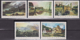 Yugoslavia 1968. Art, Yugoslav Paintings, MNH(**) Mi 1298/02 - Neufs