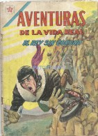 12076 MAGAZINE REVISTA MEXICANAS COMIC AVENTURAS DE LA VIDA REAL EL REY SIN CORONA Nº 75 AÑO 1962 ED ER NOVARO - Old Comic Books