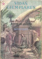 12079 MAGAZINE REVISTA MEXICANAS COMIC VIDAS EJEMPLARES SAN PEDRO CHANEL MARTIR DE OCEANIA Nº 66 AÑO 1959 ED ER NOVARO - Frühe Comics