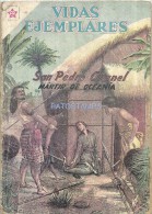 12079 MAGAZINE REVISTA MEXICANAS COMIC VIDAS EJEMPLARES SAN PEDRO CHANEL MARTIR DE OCEANIA Nº 66 AÑO 1959 ED ER NOVARO - Fumetti Antichi