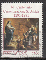 Vatican City   Scott No   888     Used    Year  1991 - Oblitérés