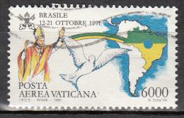 Vatican City   Scott No   C95     Used    Year  1992 - Oblitérés