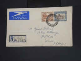 GRANDE -BRETAGNE- AFRIQUE DU SUD - Enveloppe En Recommandée Du Cap Pour Amiens En 1947 - Aff Plaisant - à Voir Lot P7430 - Covers & Documents