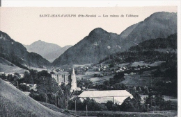 SAINT JEAN D'AULPH (HTE SAVOIE) LES RUINES DE L'ABBAYE - Saint-Jean-d'Aulps