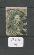 ECA Scott   1c Stone 1  Pos 38 Variety Flaw On AT Of STATES YT 3 # - 1861-65 Stati Confederati