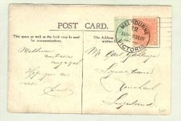 OZ Australien Victoria 1908-09-08 AK Nach Rorschach CH - Briefe U. Dokumente