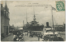 Saint Nazaire Cuirassé " Liberté " Construit Aux Chantiers De La Loire Vers Brest - Warships
