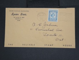 CANADA - Enveloppe De Montréal Pour Toronto Aff Timbre De Terre Neuve En 1951 -  à Voir - Lot P7442 - Brieven En Documenten