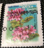 South Africa 2001 Pelargonium Cucullatum Flowers - Used - Oblitérés