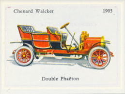 Image, VOITURE, AUTOMOBILE : Double Phaëton, Chenard Walker (1905), Texte Au Dos - Autos