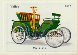 Image, VOITURE, AUTOMOBILE : Vis à Vis, Vallée (1897), Texte Au Dos - Voitures