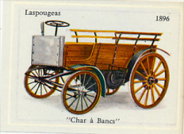 Image, VOITURE, AUTOMOBILE : "Char à Bancs", Laspougeas (1896), Texte Au Dos - Autos