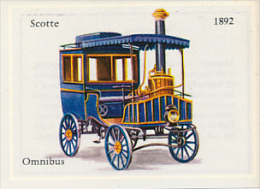 Image, VOITURE, AUTOMOBILE : Omnibus, Scotte (1892), Texte Au Dos - Cars