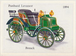 Image, VOITURE, AUTOMOBILE : Breack, Panhard Levassor (1894), Texte Au Dos - Automobili