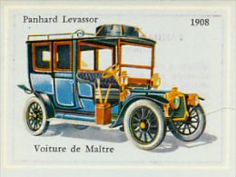 Image, VOITURE, AUTOMOBILE : Voiture De Maître, Panhard Levassor (1908), Texte Au Dos - Cars