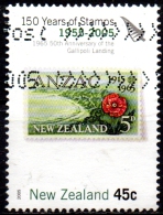 NEW ZEALAND 2005 150th Anniv Of New Zealand Stamps - 45c - 1965 50th Anniversary Of The Gallipoli Landing FU - Gebruikt