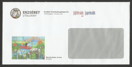 Hungary,  Erzsébet Coupon´s Cover With Child Painting, 2015, Nr.6. - Covers & Documents