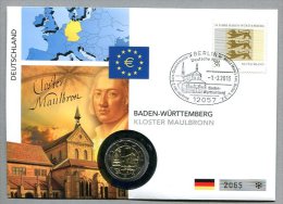 3501 - DEUTSCHLAND - Numisbrief Von 2013 Mit 2 Euro Münze "Baden-Württemberg" - Autres & Non Classés