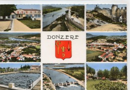 CPSM 26 DONZERE MULTI VUES  Grand Format 15 X 10,5 Cm - Donzere