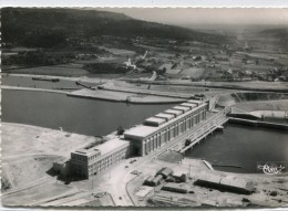 CPSM 26 DONZERE VUE AERIENNE SUR LA CENTRALE ANDRE BLONDEL   Grand Format 15 X 10,5 Cm - Donzere