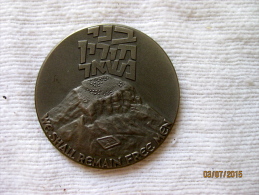 Israel Médaille De Masada ( We Shall Remain Free Men) - Unclassified