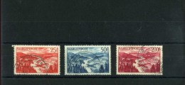 - SARRE 1947/56 . TIMBRES DE 1948 . POSTE AERIENNE . OBLITERES . - Poste Aérienne