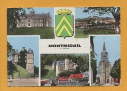 Montmirail 72 - Multivues - Chateau - Eglise - Vue Generale - Montmirail