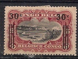 CONGO BELGE 89 Mint Neuf * - Nuovi