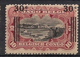 CONGO BELGE 89 Mint Neuf * - Nuovi