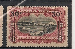 CONGO BELGE 89 Mint Neuf * - Nuevos