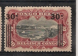 CONGO BELGE 89 Mint Neuf * - Neufs