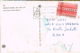 13567. Postal LUXEMBOURG 1974. Tema Europa. Joúrnée Mondiale D' Epargne - Cartas & Documentos